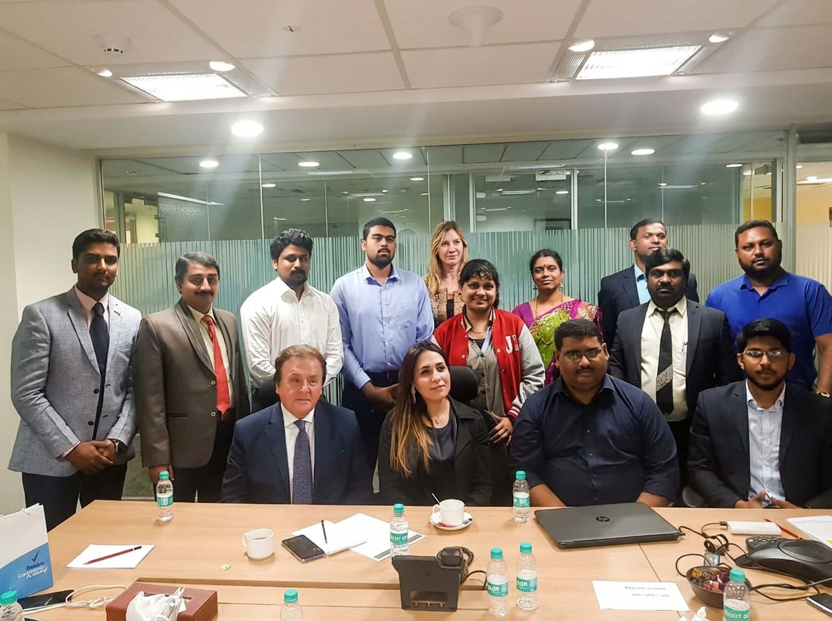 VTS Global leadership with international partners — Bangalore