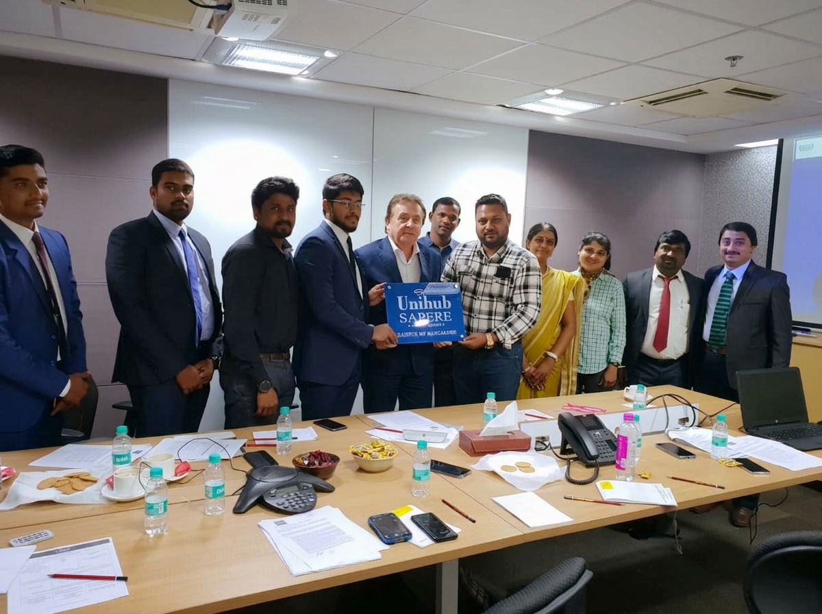 Unihub Sapere — Campus of Bangalore partnership signing