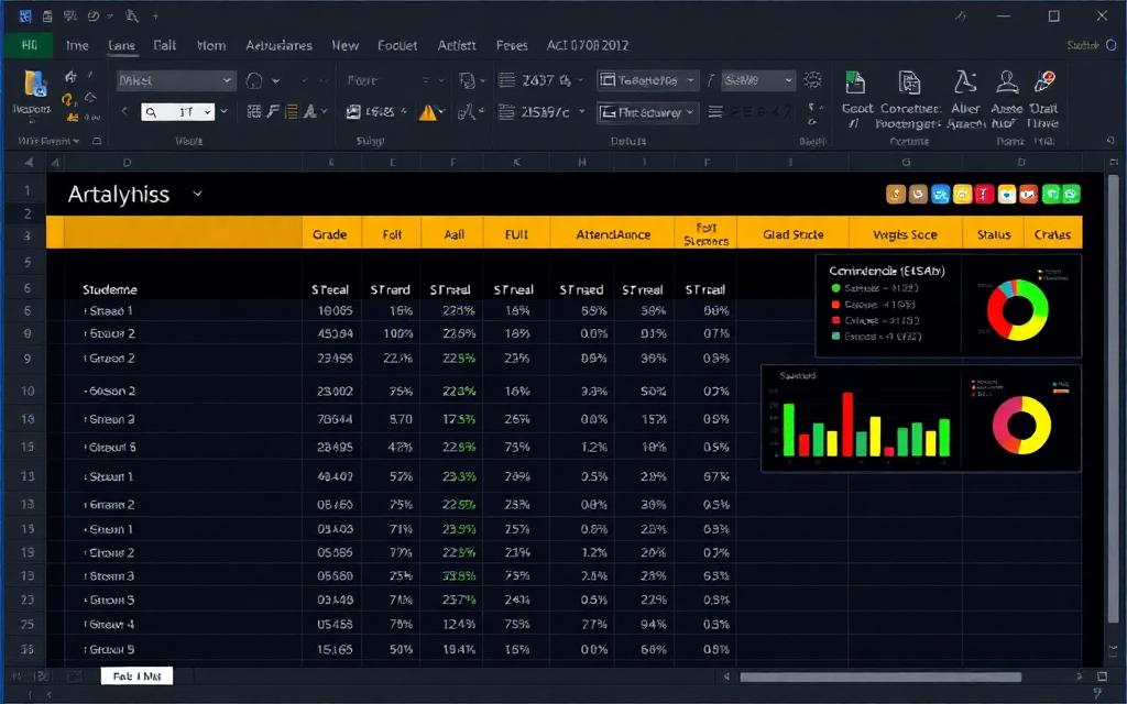 AI Educational Analytics Platform Excel preview